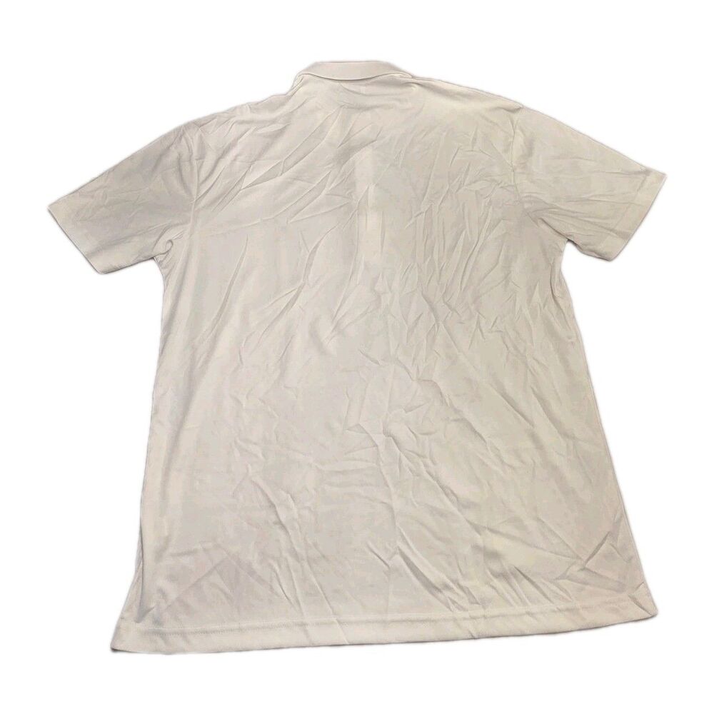 NWOT Collars & Co Men’s L English Spread Collar Polo Shirt – Solid White - Picture 3 of 7